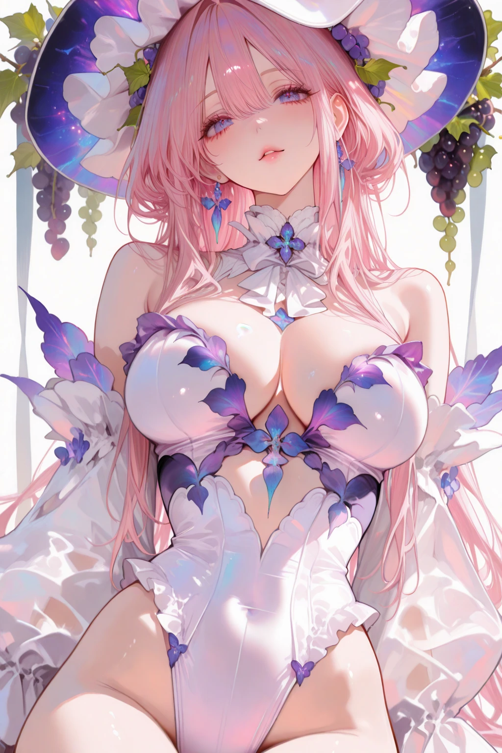 Watercolor beautiful feathers， As estrelas， the space， Girl exploring space， ssmile， full bodyesbian， Side Body， Fantasy illustration， s the perfect face， Beautiful face and stars， Beautiful flowing light hair， beauitful face， s the perfect face， perfect  eyes， Loves， A flowing lingerie dress， vivid vivid colors， Complicated details， hyper-detailing， hyper-detailing， Super mass，