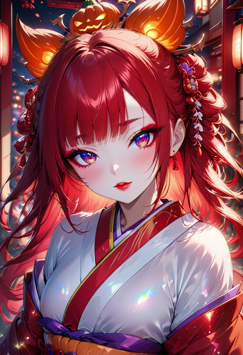 1woman,red kimono,flying,huge hair,(best quality,4k,8k,highres,masterpiece:1.2),ultra-detailed,(realistic,photorealistic,photo-realistic:1.37),detailed face,beautiful eyes,elegant pose,intricate kimono patterns,flowing hair,dramatic lighting,cinematic composition,vibrant colors,fantasy,digital art
