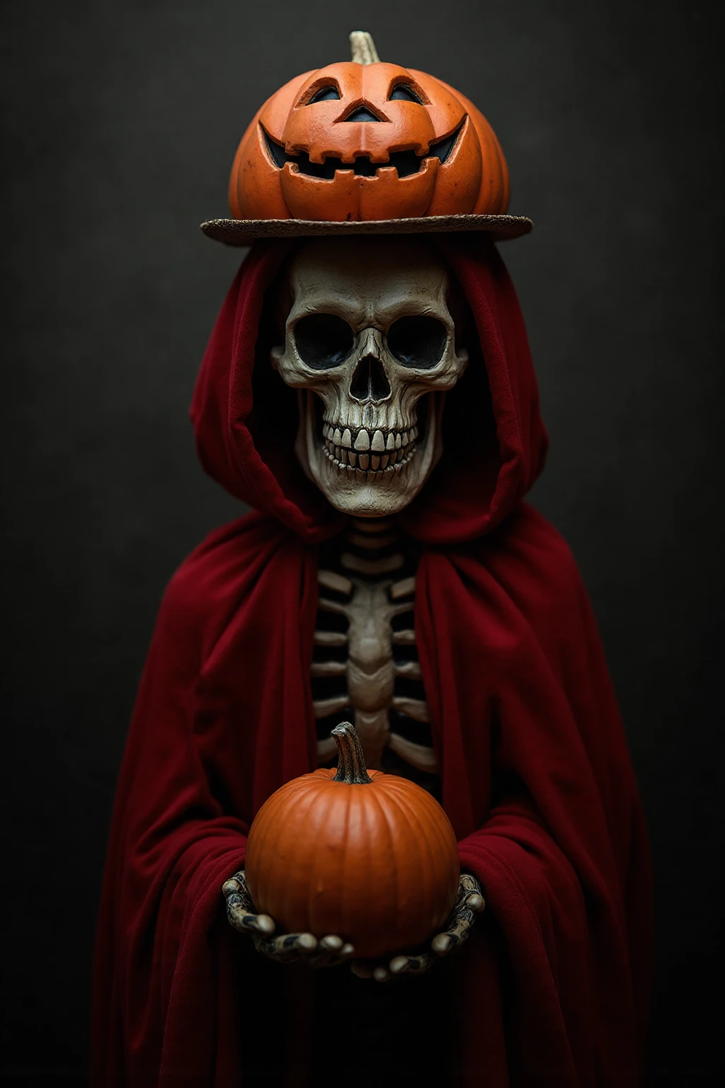 A skeleton army in leather coats, hyper realistic