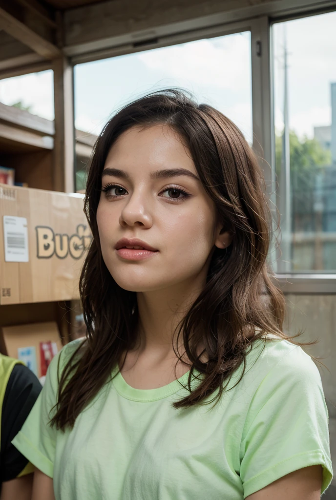 arafed woman n in a field with a blue sky, profile picture, profile pic, with a tree in the background, profile image, headshot profile picture, profile shot, with earth in the background, alanis guillen, 🍂 cute, with a park in the background, top half of body, full body shot close up, neck zoomed in, upper body close up, Big , huge , , sexy, cute, minimal clothes, thick, , chubby stomach, thick , , large , hard , piercing through shirt,  hard through shirt, chubby stomach showing, tummy spilling over the side, muffin top, , stomach too big for , super extra wide hips, huge hips, thick hips, standing, shown down to hips, from front, fully clothed, not 