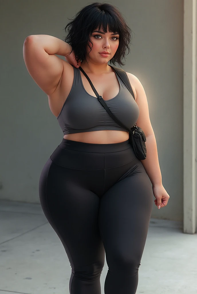 Chubby superheroine, Waist slender, athletics, sweat, (sweaty body), expression of weakness, humida, (best qualityer, 4K, 8K, high resolution, Masterpiece artwork:1.2), super verbose, (practical, fotopractical, foto-practical: 1.37), He's standing , tired pose Vibrant colors, dynamic lighting , (face detailed), (thick lips), ((intense red lipstick)), comic style. Supergirl、(long red leather boots), ((blue and red strapless leotard)), (((Very painful expression))), ( huge), (Thick thighs:1.2), (full body:1.5), (body shot:1.5)