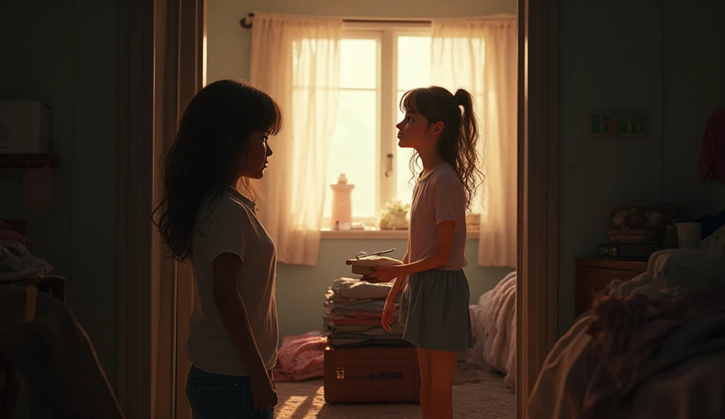 15 year old boy has a tight  collar around his neck and is wearing girls clothes while his parents catch him 
