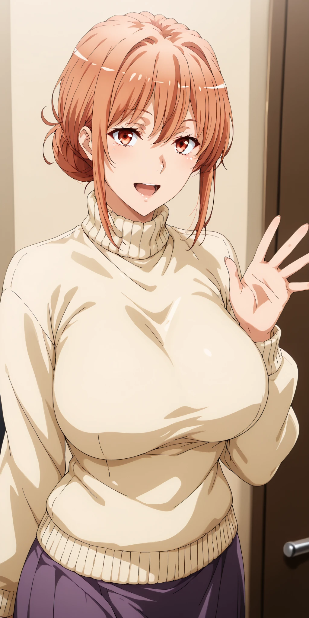 masterpiece, best quality, amazing quality, high quality, highres,
1girl, solo, inoue orihime, black dress, upper body, smile, :d, teeth, righthandp3n, lefthandp3n <lora:Handp3n:1>, looking at viewer,