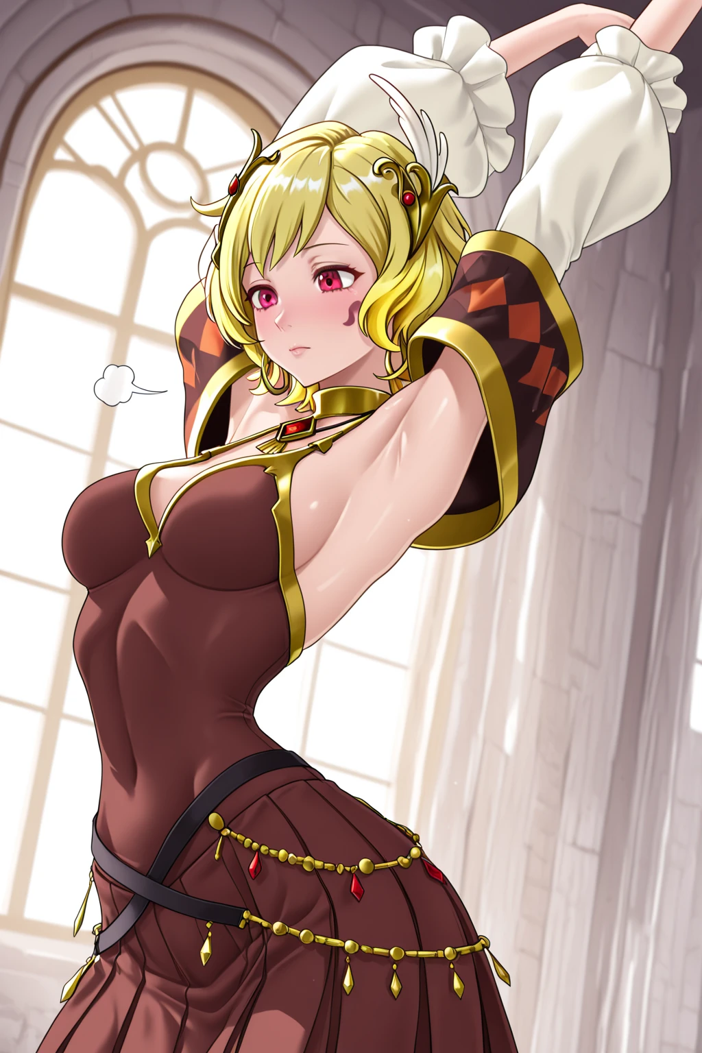 Being fondled by a group of black people，Young girls，1 girl,Super delicate skin,Radiant Skin,Moist oily skin, devil smile,Little Chest,Chest,gesture，gesture，Show your thighs，Vibrant colors,masterpiece,best quality,Extremely detailed,high resolution,Nightclub，Look at the audience，12 years old，((masterpiece、best quality、Very detailed)、((A girl))、blond，Dark skinned hottie，Tattoo，Pink underwear，Gold ring belt，nun，Wearing a gold necklace on her head，Reverse  Girl，Cover your mouth with gauze、Blue eyes、((There are many piercings))、((Big Chest))、Cowboy shooting、Shooting from above、Purple light strip，((best quality)), ((masterpiece)), (detailed), (character focus、Chest Focus,whole body), Thick Legs，Long hair，curls，Thick thighs，Small Breasts，Half  Exposed，Fascinating three-dimensional,Fascinating three-dimensional，Fascinating three-dimensional，Whole body soaked，Shortness of breath，Bright Pink