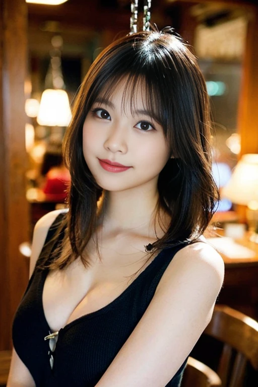 Random Pause, Mix 4, (8k, RAW Photos, highest quality, masterpiece: 1.45), (Realistic, Realistic: 1.37), One Girl, cute, Laughter、Cityscape, night, Professional Lighting, Cafe,street,Photon Mapping, Radio City, Physically Based Rendering, Gradient black hair, Gray Hair, Medium length loose hair, good looking, With a girl, (Big ample :1.2),Off-the-shoulder dress, highest qualityの写真, High resolution, 1080p, (Clear Face), (Detailed face description), (Detailed hand description), (masterpiece), real, Extreme light and shadow, Disheveled Hair, masterpiece, Rich details, (Beautiful Face), (highest qualityの写真), (masterpiece), (Detailed), dual、Look in front of you, Thin clavicle,Emphasis on armpits、Show lower milk、Her voluptuous thighs are visible through the slit..、Head to knee photo