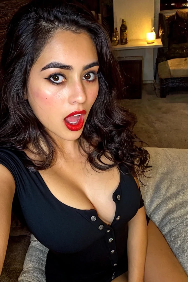 a slender beautiful indian woman with perfect  physique sucking a big fat , ((long black hairs)), (wearing bindi), extremely detailed, hyper realistic, ultra , (big : 1.2), strong muscular athletic physique,  appeal, detailed facial features, beautiful eyes, detailed lips, extremely detailed skin, photorealistic, 8k, best quality, masterpiece, cinematic lighting, dramatic shadows, vibrant colors, glossy skin, intricate details, detailed clothing, elegant pose