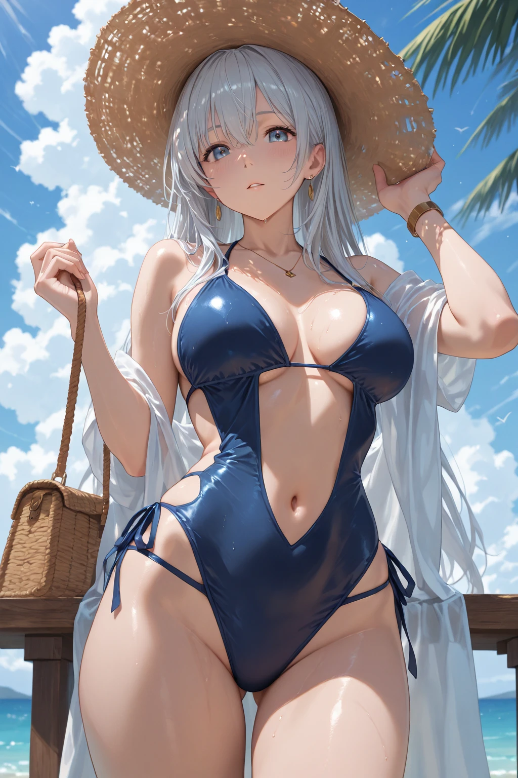 Foco na pessoa. We create and express the best shining composition of the person. ((master part)), (((extremely high quality)))), ((ultra detalhe)), (ultra realistic), (Highly detailed CG illustrations), (muito delicado e bonito), Meninas como obras-primas, extremely high quality, pele realista, tecidos realistas, Realistic illustrations focusing on girls with realistic, ultra-detailed eyes on the center front. This is the absolute rule, e a frase a seguir expressa a qualidade da imagem. It is the greatest masterpiece in the history of Inuitsuki Ichigo's class, in which the owner of the greatest painting talent in the history of mankind found unparalleled beauty and risked his life to portray the most beautiful figure. Create stunning anime artwork that is currently trending on seaStation, showcasing exquisite beauty and captivating aesthetics. 
"Imagine uma cena em que as ondas do mar suavemente se voltam sob o sol da praia, and the sisters are playing in bright bikinis, Construction of Sand Castles. They're building seashells and star-shaped sandcastles. Capture their smiles and happy expressions. In the background, you can see the blue sea and the sky, and in the distance you can see a sailboat. Add beach items like beach ????? and floats to add liveliness to the scene."