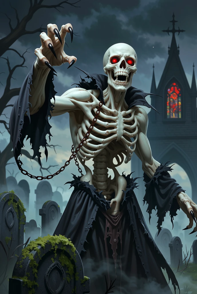 skeleton , items and skill images on slides