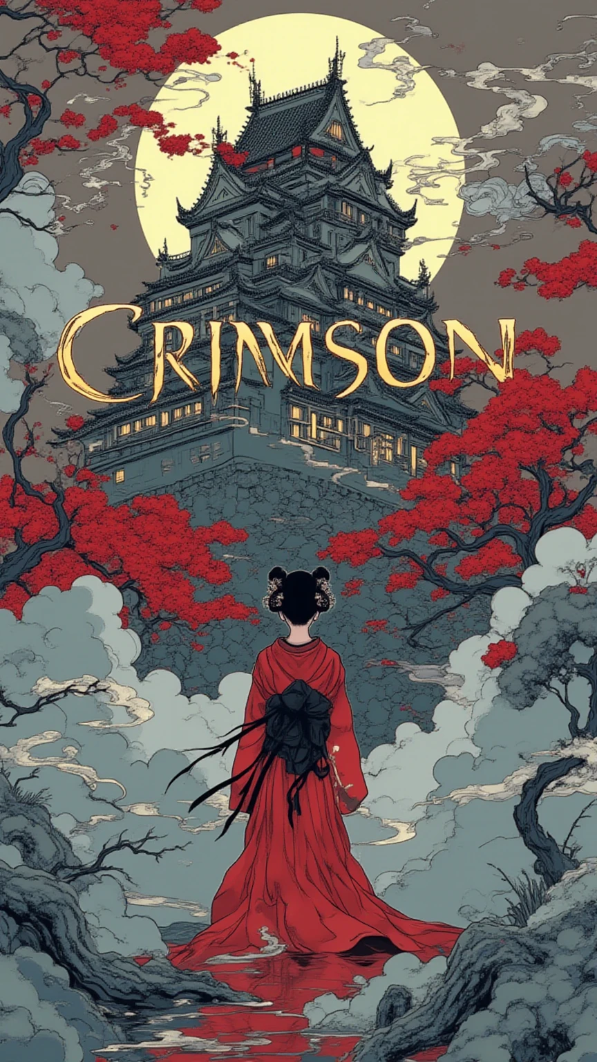 Crimson Flat Style FLUX v4.1