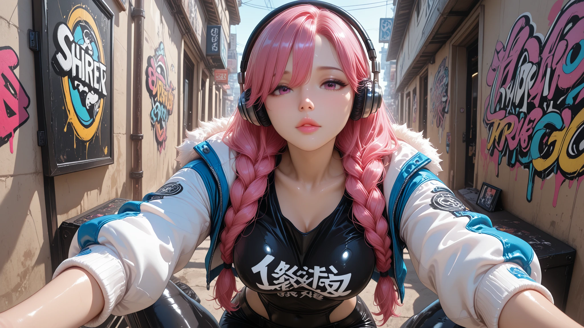 The character costume is KPOP, Hallyu, K-pop anime art style, Hallyu frontline style, Hallyu art style, kpop style, official artwork, Chibi art, Pisif, Blackpink style, cute.     KPOP artwork in various poses, The popularity of Pisif art station, , 16 year old chibi, No watermark, Extra close-fitting , , extra short clear top Strapless, cleavage, style clothing cyberpunk, smallest short short, wide angle, short top, very short, Lying down, squatting,