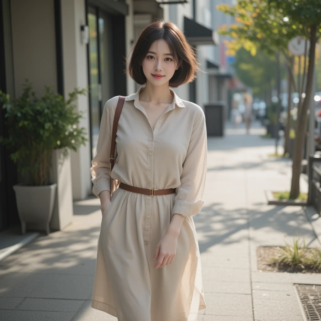 ((Highest quality)), ((masterpiece)), (detailed), Japanese,Street Corner,Beauty