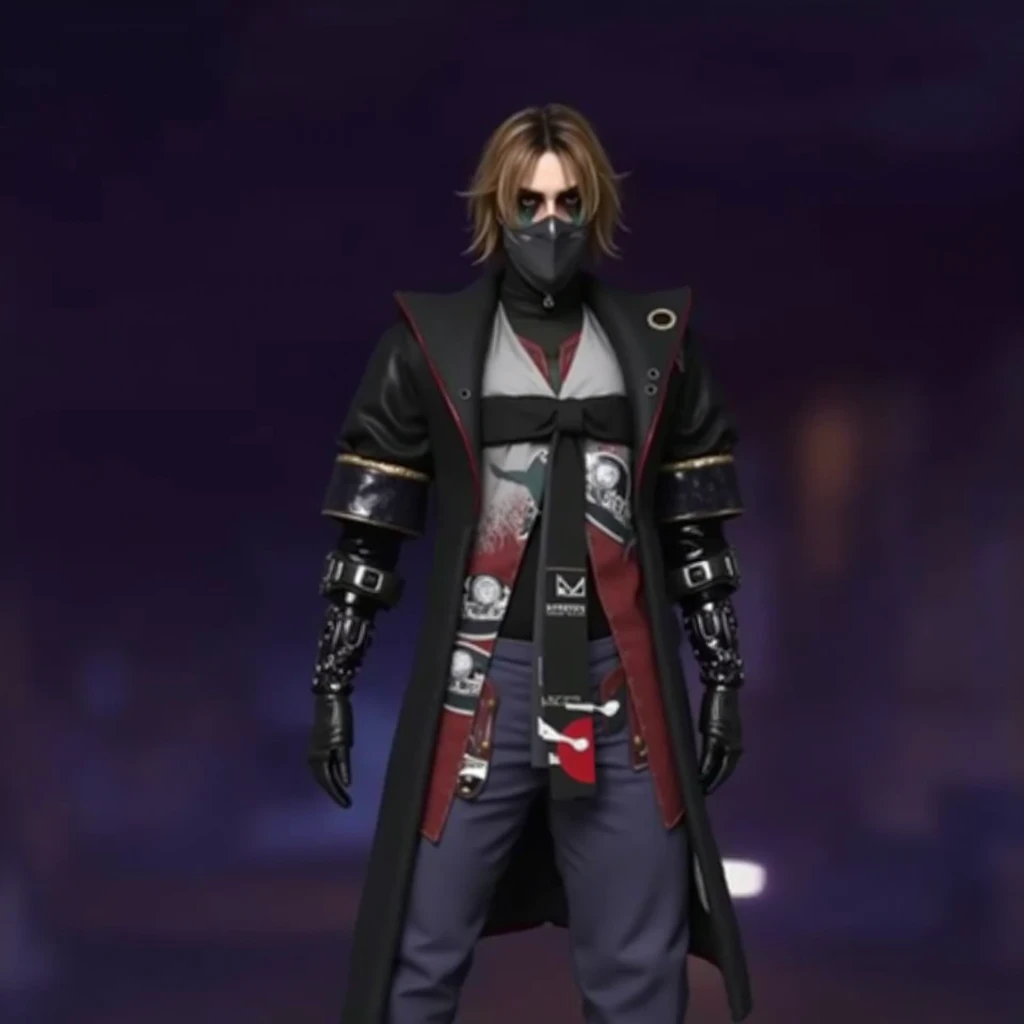 (1 image only), solo male, Munehisa Iwai, Persona, Asian ,Japanese, Weapons Dealer, grey hair, short hair, stubble, grey eyes, sideburns, earrings, a tattoo of a gray-colored gecko on the left side of his neck, gray pin-striped hat with yellow ear defenders, black turtleneck sweater, long gray coat, open coat, coat hood down, simple blue jeans, black leather boots, mature, handsome, charming, alluring, lollipop in his mouth, standing, upper body, perfect anatomy, perfect proportions, (best quality, masterpiece), (perfect eyes), high_resolution, dutch angle, cowboy shot  ,Munehisa Iwai,<lora:EMS-305082-EMS:0.800000>