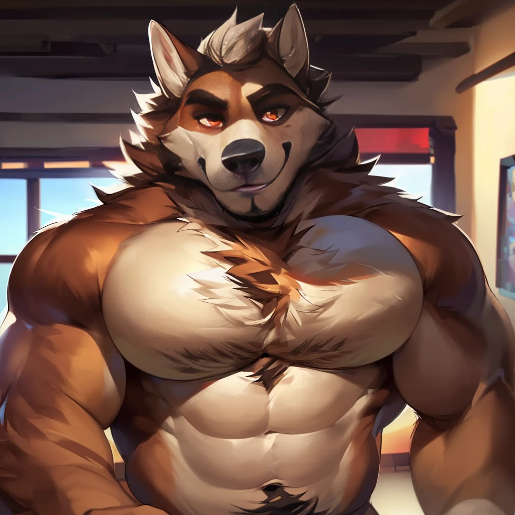 anthropology, wolf, hairy, black and white fur, fat, old-age, hairy, big ,  , Sweating, Sparkling blue eyes, Big pink‚ with big‚ abs‚ handsome‚ , open mouth,  out, collarbone, pink ,  piercing, kneeling, ,  ring, , look at me, jockstrap high quality, super detail, 1080P, high quality, high quality, best quality, 8k, super detail, 16k