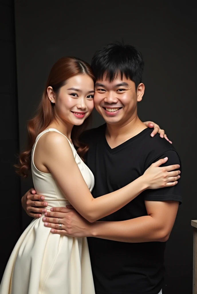 A photo of Thai actor Barcode Tinnasit and Filipino influencer Sofia ...