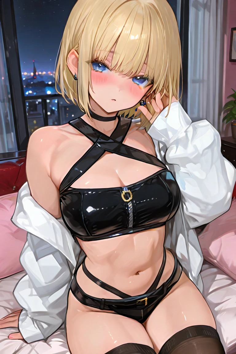 ???? masterpiece,Highest quality,High resolution,Detailed Background,One Girl,Yellow Eyes　short hair　Bedroom　Night view　,Slight frown,blush,Show Viewer, (Browsing Caution:1.0), Spread your legs, Sheet, Please put your feet up, ????, (Cat Focus:1.0), Sweat, Shiny skin, Heavy breathing, pubic hair, ( ???, ??????????????????, put in, Heterosexual, Moving lines, Motion Blur, Talking Spirit:1.1), (level, On my back, bed,Subjective:1.1)