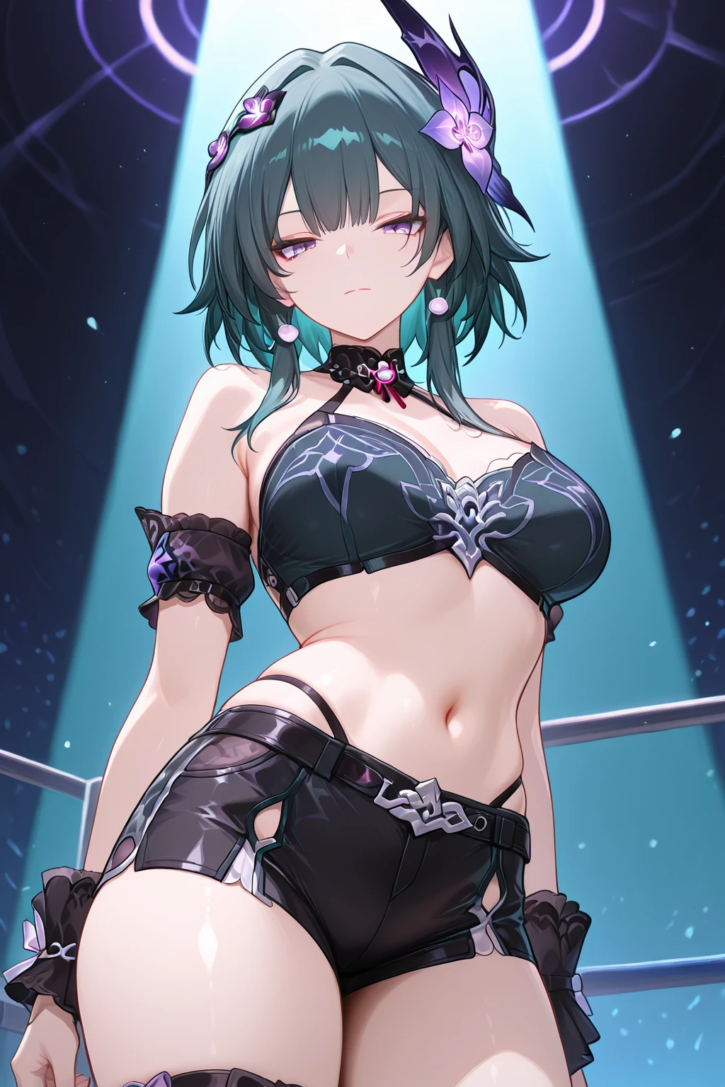 masterpiece, Highest quality, whole body, One girl, bangs, black choker, blush, bracelet, ?????, choker, clothes The surrounding area waist, clavicle, Cowboy Shot, ear Earrings, Eyebrows visible through hair, Gradient Hair, Grin, fix, jewelry, Kogal, Long Hair, View Viewer, Earrings, Red eyes, ring, , smile, alone, street, null, cherry blossoms, petal,figure, (magazine:1.3), (cover-style:1.3), fashionable, woman, Vibrant, Pause, front, colorful, dynamic, background, element, have confidence, Performance, Holding, statement, accessories, Majestic, Coiled, The surrounding area, touch, scene, article, cover, bold, to attract attention, title, stylish, font, Catchy, Heading, big, impressive, Modern, trend, concentrated, fashion,((masterpiece)), Highest quality, Absurd, Super detailed, Holographic, Cowboy Shot, ダイナミックなPause, Golden Ratio, Very cute girl, Mature Girls, Very beautiful, Super beautiful asian girl with super beautiful purple eyes, Very beautiful white hair, Shiny skin, High Ponytail, nice and ???? body, Slim and delicate body, Perfect body, Cute Panties, Fox Headset, Get your picture taken in a cute alien spaceship,?????,???????????,????
