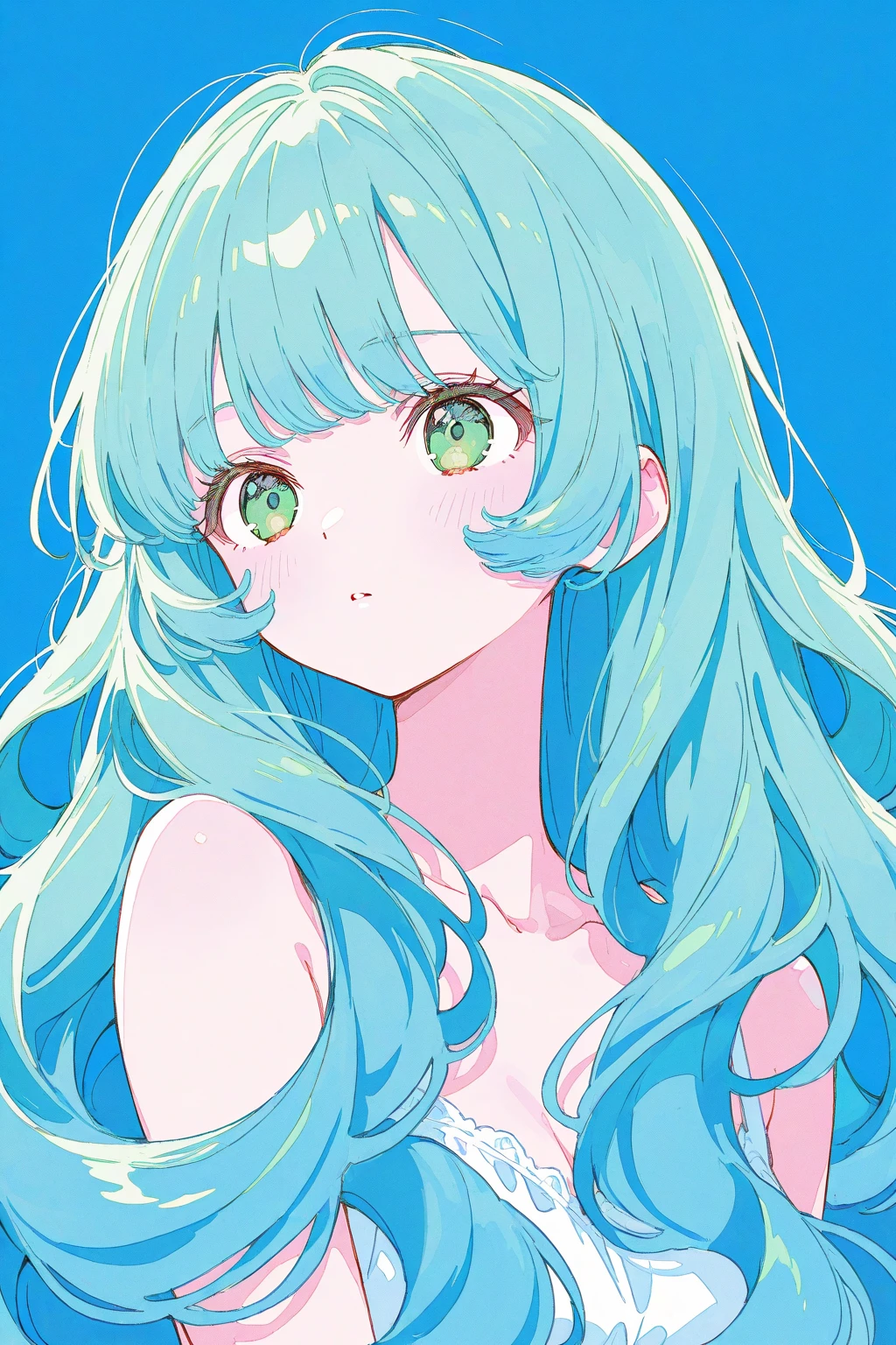 <lora:niji-watercolor02:1>, ((masterpiece)), (((best quality))), ((ultra-detailed)), ((illustration)),[realism light effect],shadow,(Fantasy style),(white background:1.6), simple background, (earth theme),(a cloak)[(hair focus,((1girl)),[(big slime hair): (cloud hair):0.3], (hair on background),(high saturation),(hair surrounded by galaxy splashes),)):((her hair is becoming galaxy clouds,:1.27628), (hair and clothes is galaxy clouds and cluster of stars:1.1025),(a cloak is becoming galaxy clouds)(colorful_galaxy_print_clusters_of_stars_print:1.35),((detailed starry sky with colorful galaxy and galaxy clouds):1.2)):0.35], (((masterpiece))),(((best quality))),((ultra-detailed)),(illustration),(dynamic angle),((floating)),(paint),((disheveled hair)),((beautiful detailed face)),collar,bare shoulders, ((colorful hair)),((streaked hair)),beautiful detailed eyes,(Gradient color eyes),(((colorful eyes))),(((colorful background))),(((high saturation))),(((surrounded by colorful splashes))),(((surrounded by colorful dot))),colorful bubble,((shining)),