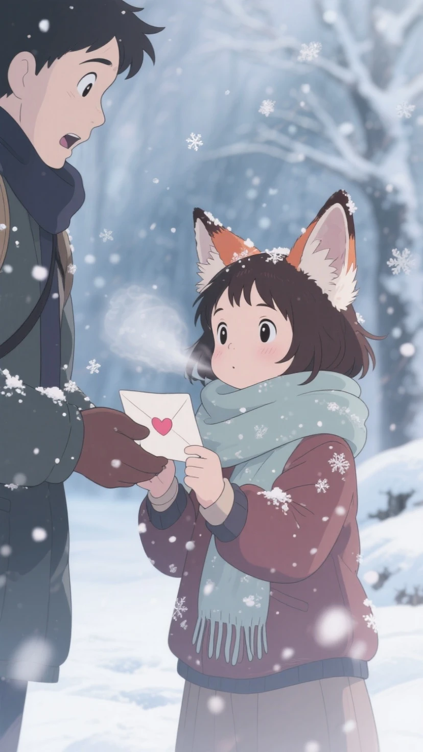 Ghibli style photo editor example - Portrait transformed with Ghibli filter online