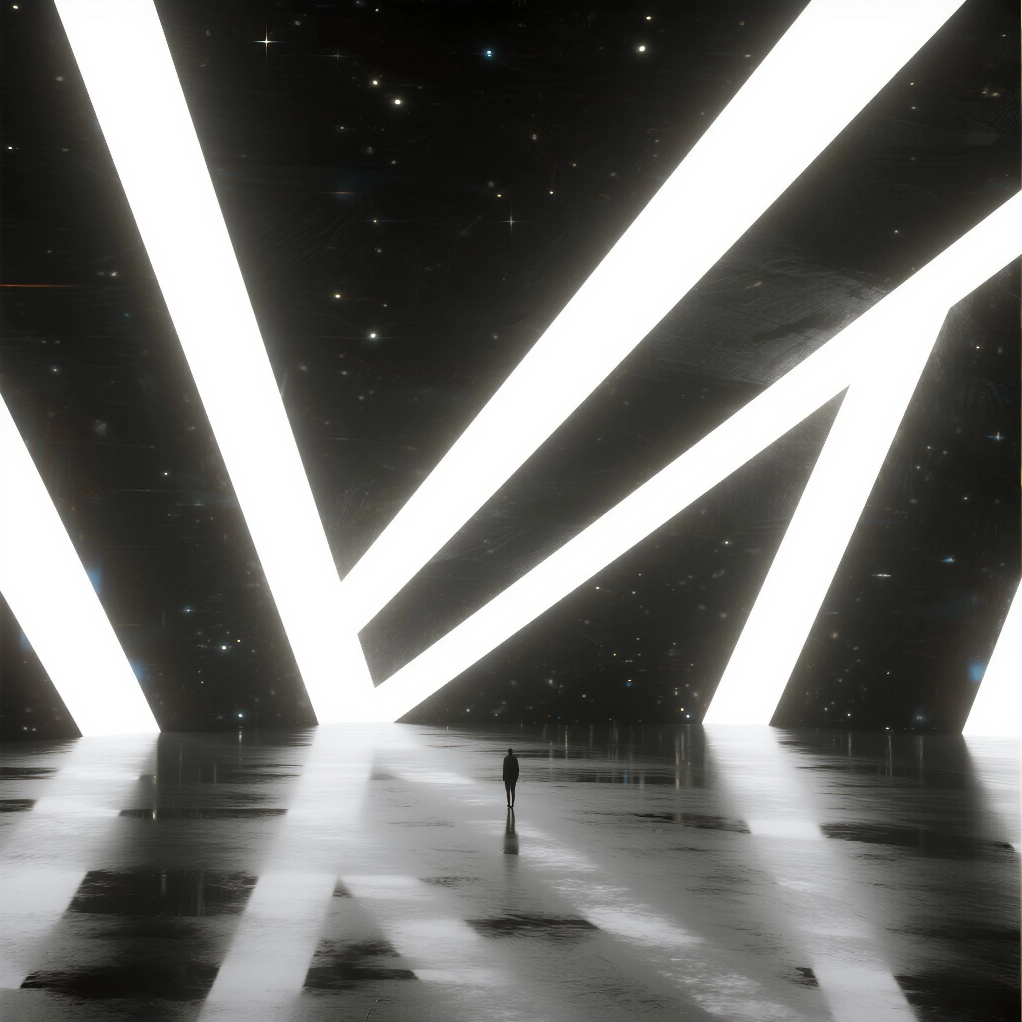 Cyberpunk cityscape AI art