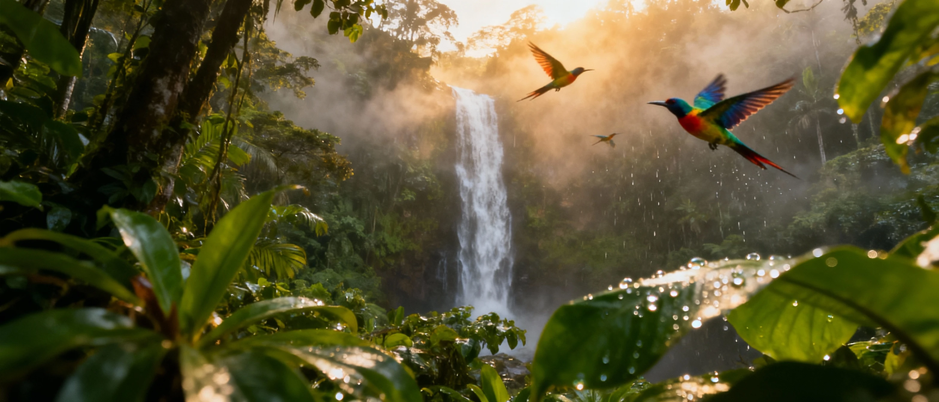 Nature landscape AI image - Stunning natural scenery generated by Qwen AI
