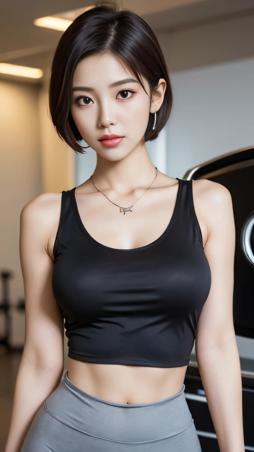 (RAW photo best quality) (realistic photo-realistic: 1.3) best quality masterpiece extremely delicate and beautiful extremely detailed CG unity 32k wallpaper amazing finely detailed masterpiece light smile best quality CG unity 32k wallpaper huge filesize ultra-detailed highres extremely detailed 1girl chinese girl slim body slender abs small breasts looking into camera (delicate crop top:1) (high-waisted short skirt:1) (bob hair) (black hair) sharp focus hyperrealism