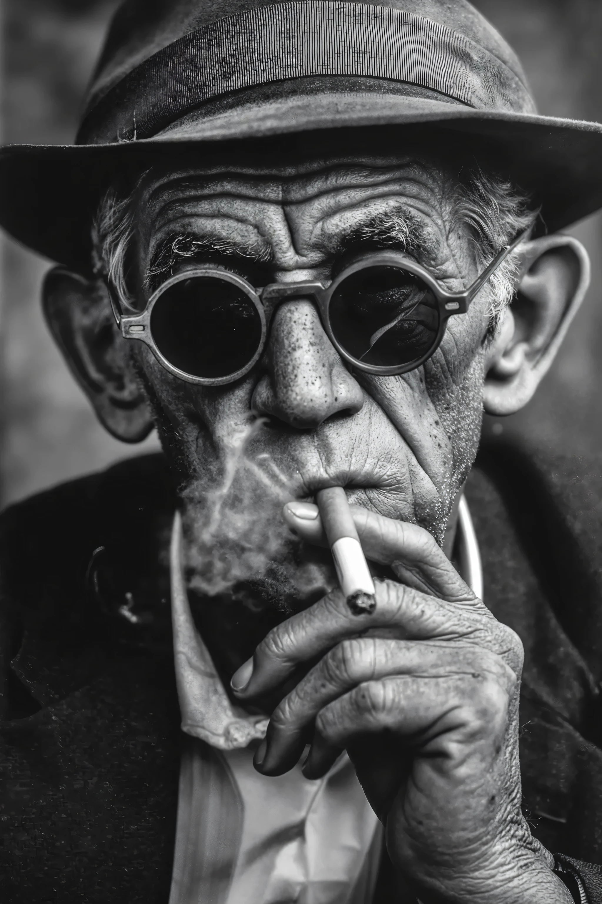 Black and white ART style; PHOTOGRAPH OF William Klein, winner of the, photograph of the year