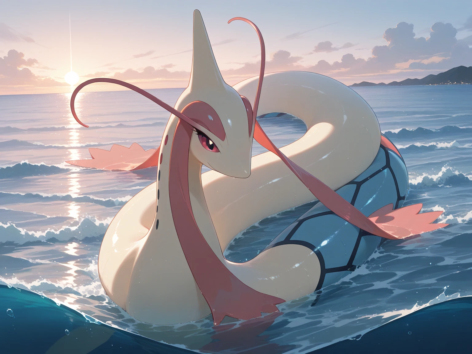 {guilmon}, (crusch_lulu), \(digimon\), (By Slugbox), (By Shikaro), (by Asaneman), (white_body), (female), (Feminine_Flatchested), (exceedingly_wide_hyper_hips), thick thighs, plump_, (Bent_forward), normal_tail, , digitigrade_legs, (Perfect_eyes), long_eyelashes, sexy, 1080p, (best quality), (masterpiece)