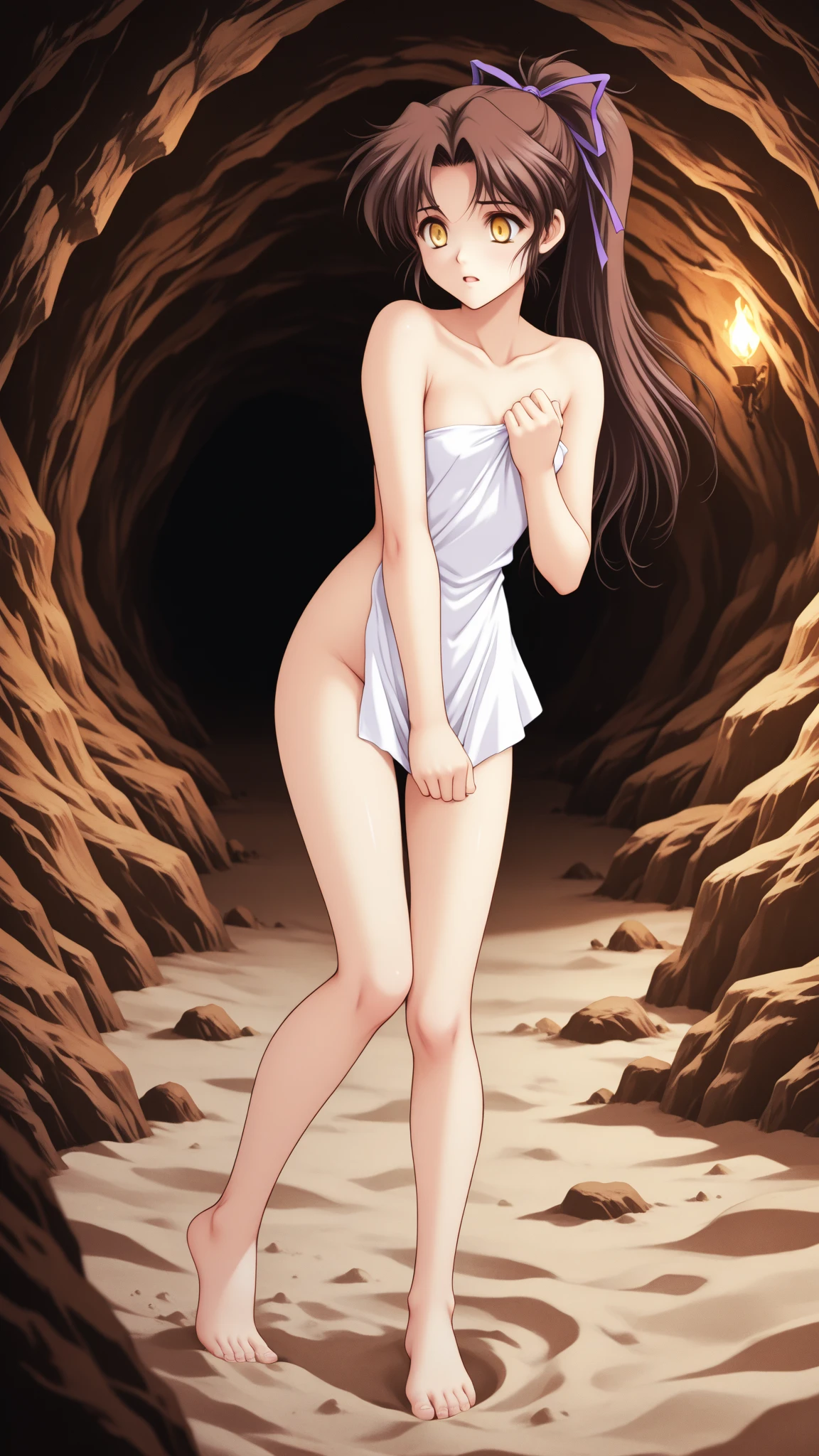 8K high quality, high accuracy, adult physique, princess zelda, beautiful figure, beautiful face, twilight princess, beautiful, screaming expression, blue eyes, bright, highlights in eyes, small ears, brown hair, , very big , very , oversized , , , , beautiful line drawing.
, ,  atmosphere,  background,  expression, standing posture, yellow liquid overflowing from , urinating,