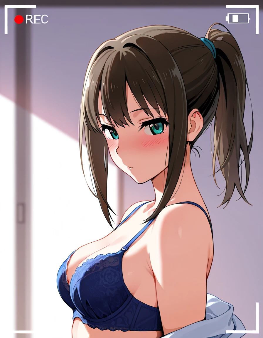 (large demon wings the size of her body), 1 demon girl, bright red yellow crystal eyes, demon horns, demonic tail, long light blue hair, bewitching smile, (lips parted), hair ornaments,  blue clothes, (Flying like an owl when hunting), approaching the roof, blue night, 18 years old, sharp focus, looking at the roof, cowboy photo, very ,  hunting pose, (blueberry theme: 1.1) , (blue tone: 1.1), illustration),all realistic intricate details: "(solo, cute, brown hair, blue eyes, , firm , symmetrical face, short drees, very )" random angle