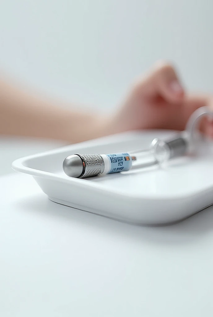 generate high quality image of only injection
