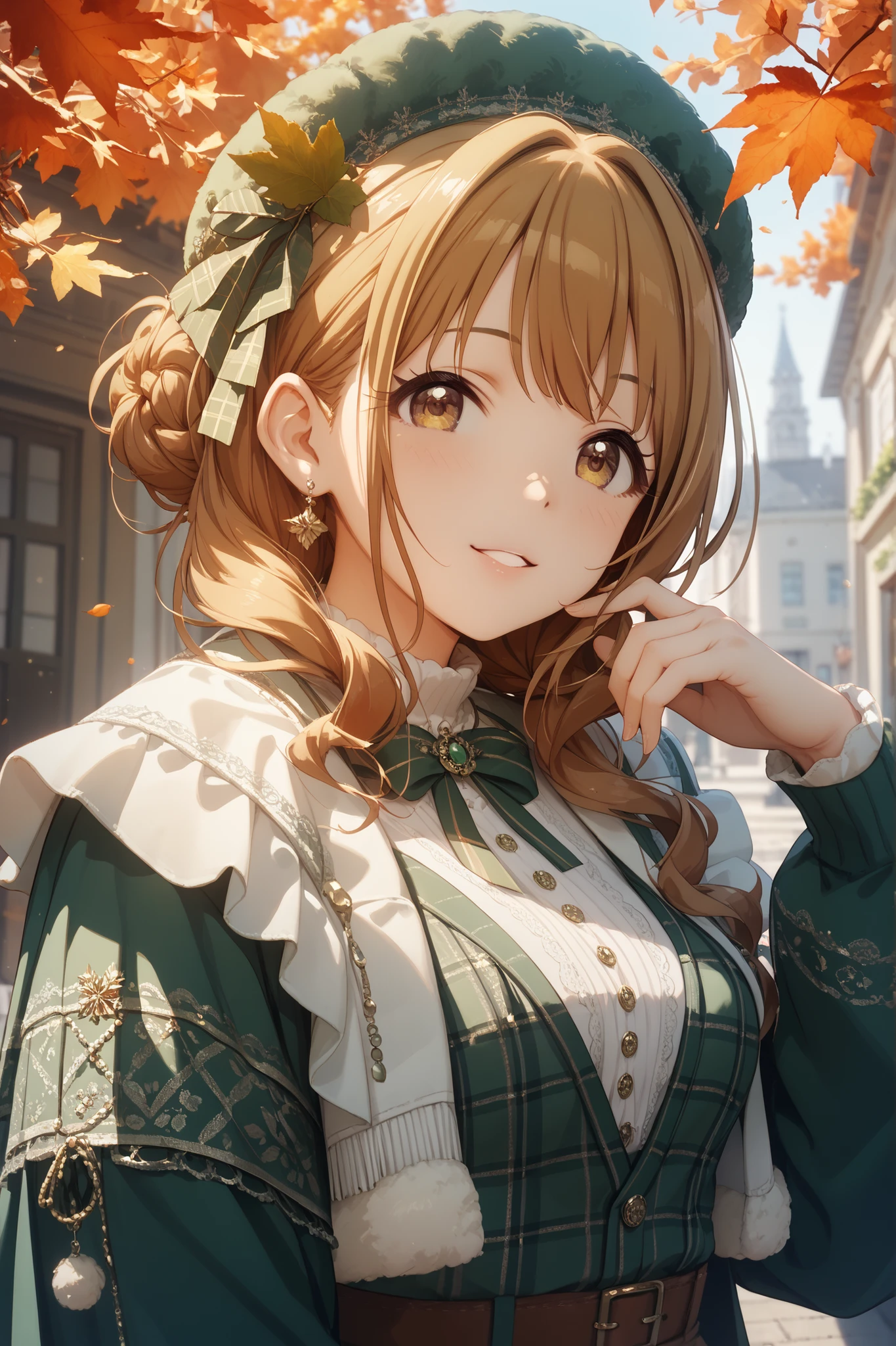 Close to the seven herbs、green、IDOLM @STER SHINY COLORS、Autumn outfit、