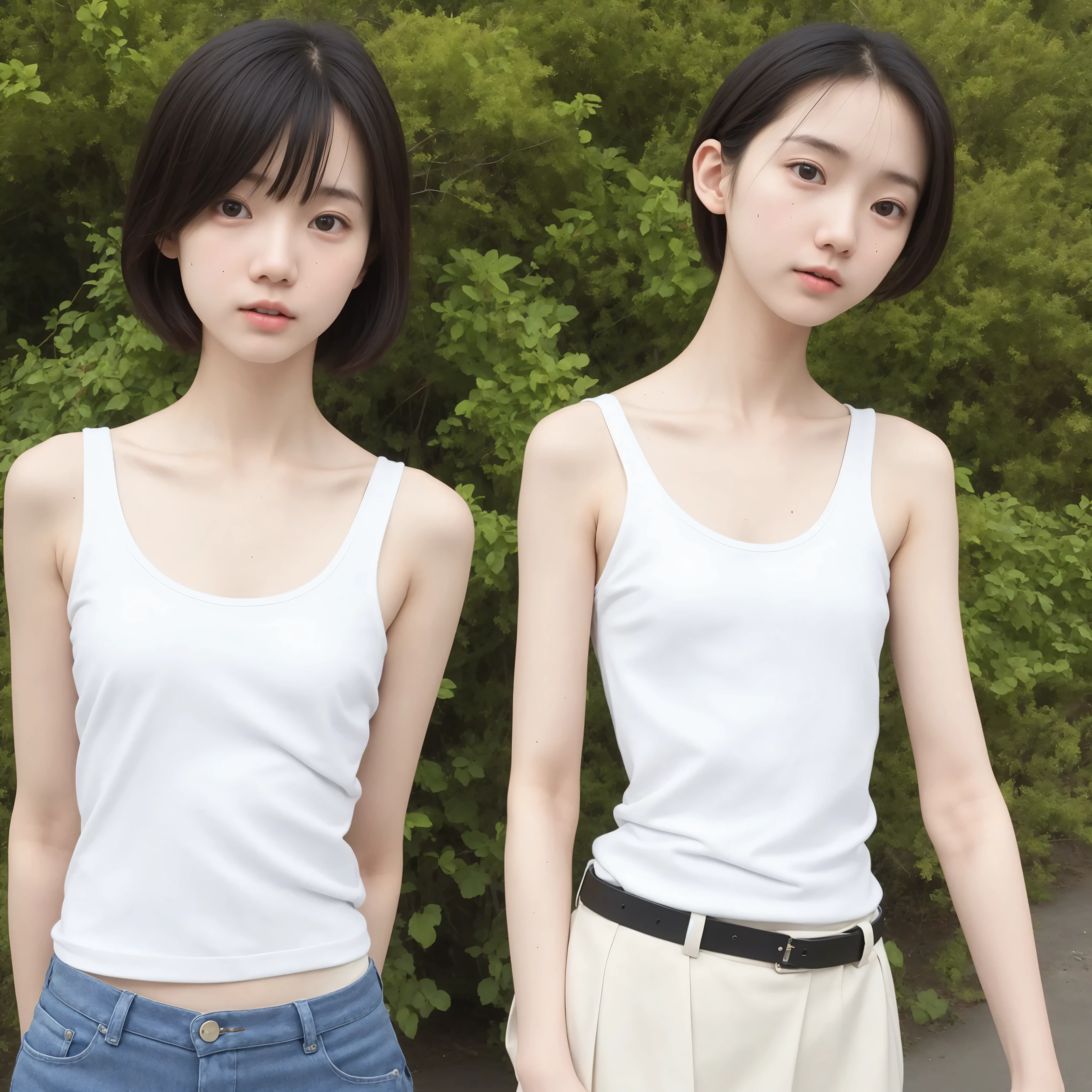 ( photo realistic:1.5),cute girl,かわいいyounger女の子,slender,n current ,short,skinny,slender body,younger,score_7_ up,score_8_ up,score_9,realistic,School Uniform,small breasts naked,sunlight,japanese,(white skin:1.5),short hair, thin shoulders,thin arm,Narrow Shoulder,Yang