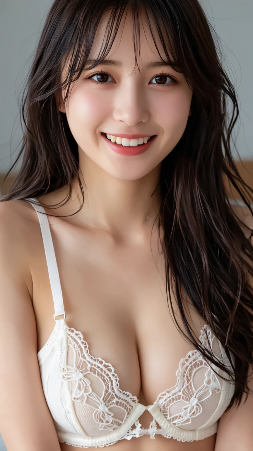 girl, Sweat, vapor, Center of ?????, shy, Great hands, Looking at the audience, Cute Smile