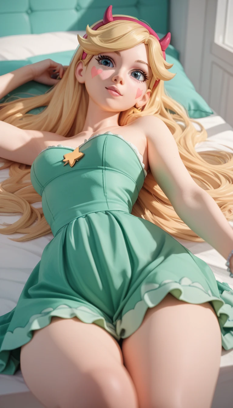 Elf,Blonde,negligee,Bedroom