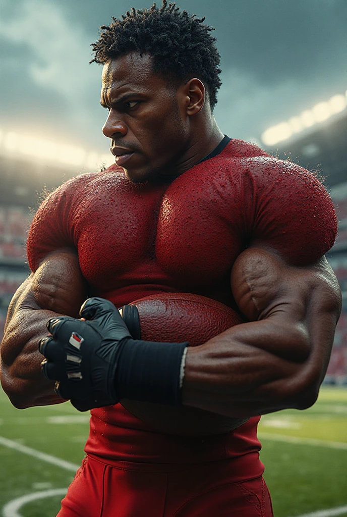 1 sexy blonde twink with semi-short hair and a lot of body hair, He is super strong with a lot of muscle., completely , plays rugby with about 3 African American boys, rough play, , sweaty bodies.