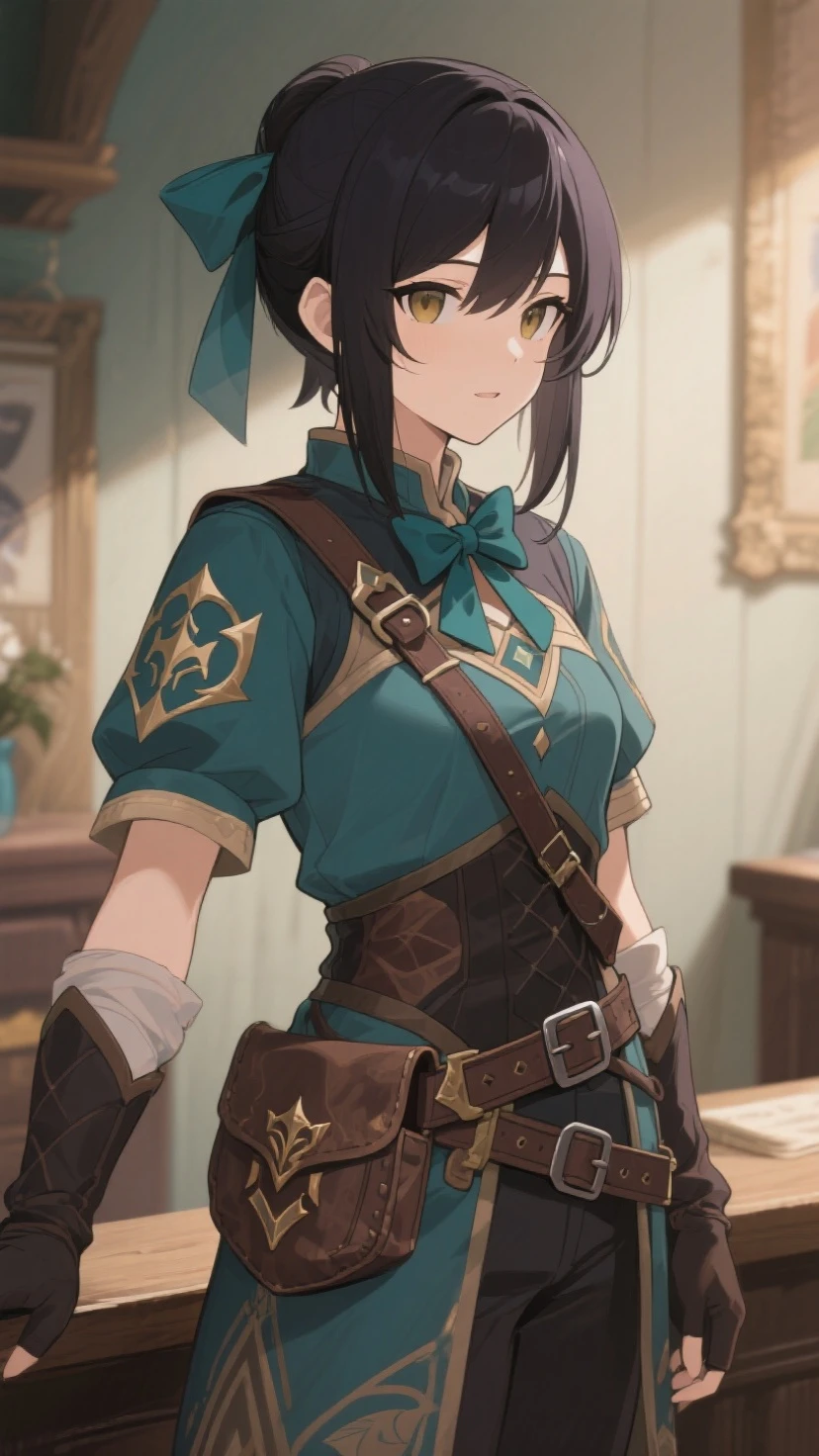 1 boy, 17 years old, tall, double twisted braids, pale skin, completely amber eyes, elf-like ears, glowing green tattoos all over, royal costume, crouching on a cloud, looking at the earth on the shoulder, sky in the background, detailed face, detailed hands, detailed legs, detailed fingers, detailed hair, detailed eyes, detailed skin, dynamic lighting, 8K UHD, (super realistic), (photo realistic), (masterpiece), (best quality), (male focus: 1.5) (: 1.5), correct limbs, femboy, (: 1.3), green hat, white stockings, crouching, 