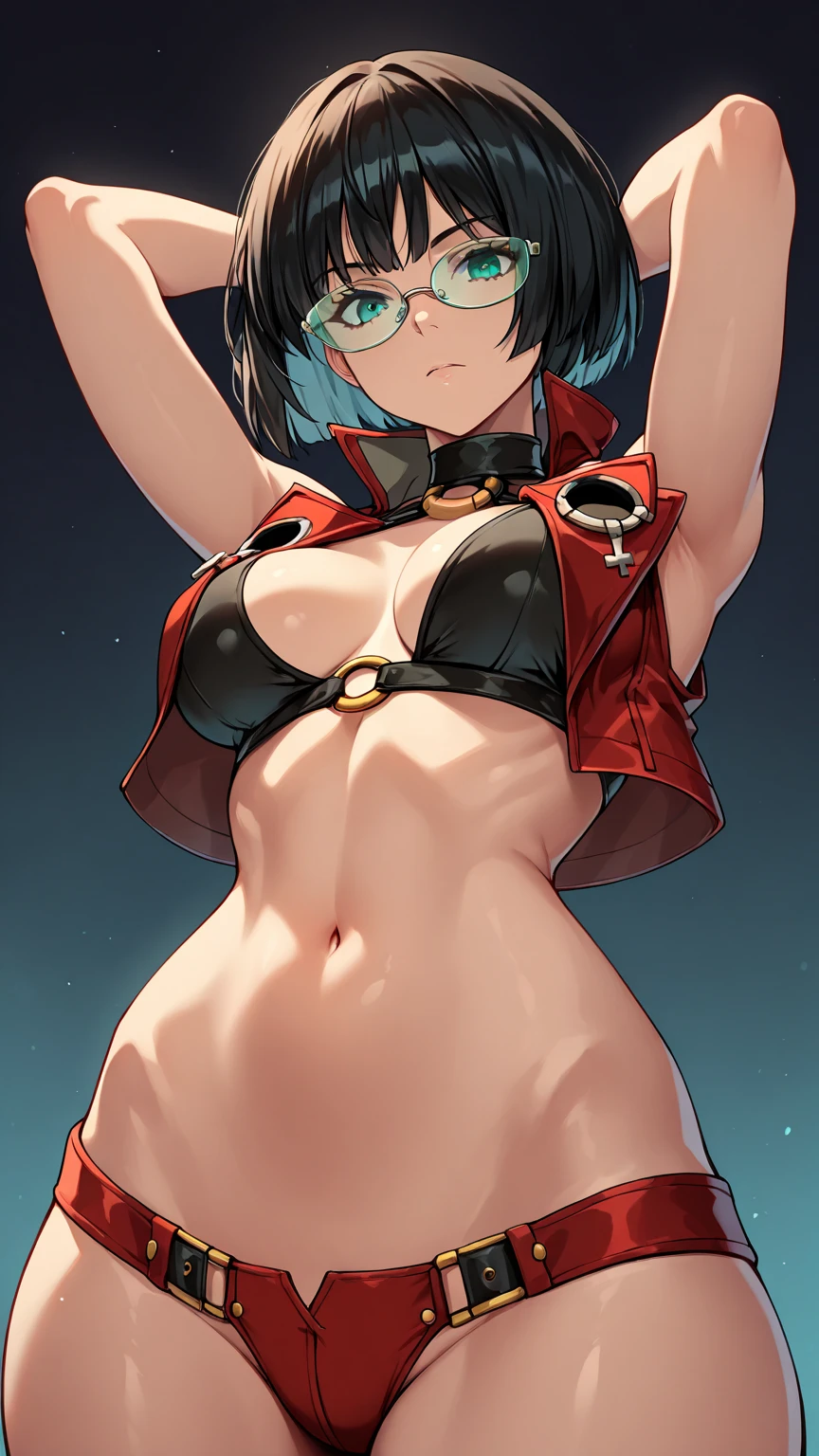  ???? girl ??????????, big bobs , White background, ???? tattoo tattoo, ???? pantyhose, sweating a lot, gloves on hands