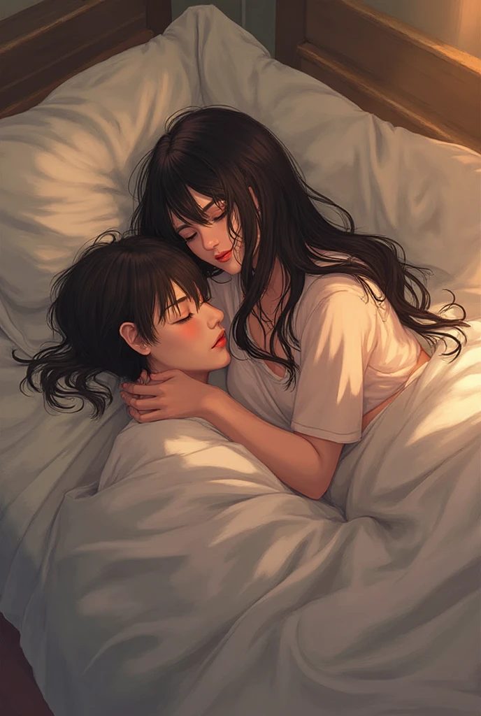 Have the character on the bed with Hinata 