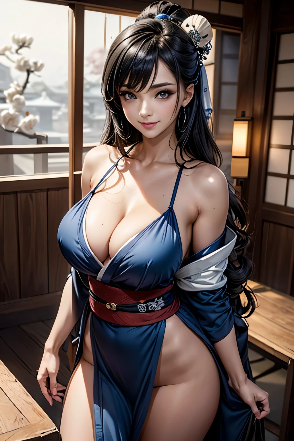 (exquisitely detailed CG unity 8k wallpaper, masterpiece-quality with stunning realism), (best illumination, best shadow), (best quality), (elegant style:1.2), Arti modern anime. angled view, heroic pose, midshot, (cel-shading style:1.3), centered image, ultra detailed closeup portrait of (Mai Shiranui:1) from (King of Fighters), best quality, expressive eyes, perfect face, highres, (ultra details), 1 girl, solo, brown hair, hair ornament, eyeshadow, gold, white and red qipao, highly ornamented, in the city of Japan, portrait, looking at the viewer, piercing eyes, full body, (light from the angle:1) (wind blowing:1.2).(depth of field effects:1.3) (motion action:1.2) (closeup:1.2) (angled closeup photography:1), (motion blur effects:1), wide angles, spreading feet, Thin to ,see-through,(((Soggy-kimono:1.2))),Lace fabric, (((water-immersed body: 0.9))),jewelry, relaxing pose, (dress on fire:.7), ((Leaning forward:1)) (close-up:1)