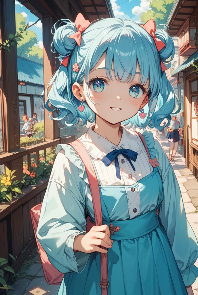 beautiful detailed eyes, beautiful detailed lips, extremely detailed eyes and face, long eyelashes, 1girl, chibi, kawaii, cute, , photo-realistic, hyperrealistic, street fashion, cosplay, rem from re:zero, full body, smiling, fantasy, fantasy art, digital painting, cinematic lighting, dramatic lighting, vibrant colors, highly detailed, sharp focus, volumetric lighting, photorealistic, 8k, best quality, masterpiece