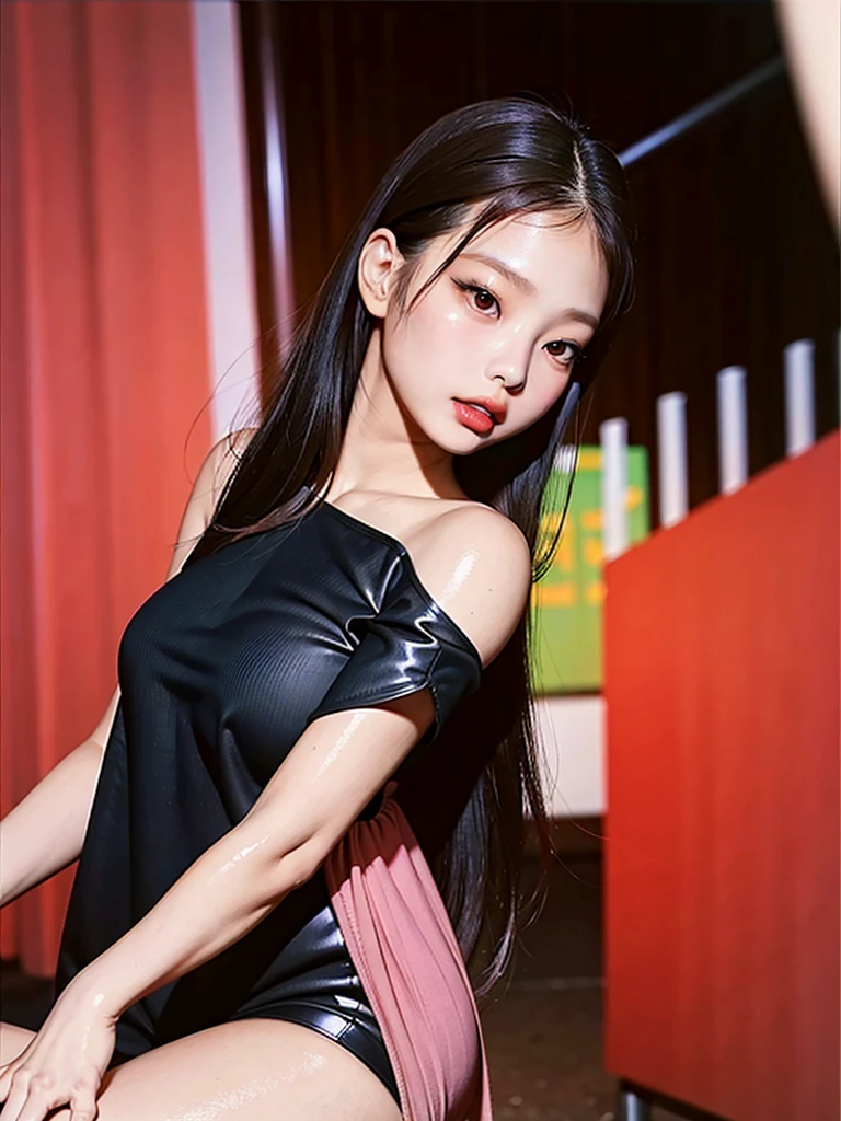 Asian Girl, sexy loooking, 17 - year - old goth like girl, female character, woman, style character, epic style, in style, beautiful style,style only, style, manhwa ealistic, style artgerm, neo goth, avatar image, realistic image, sexy