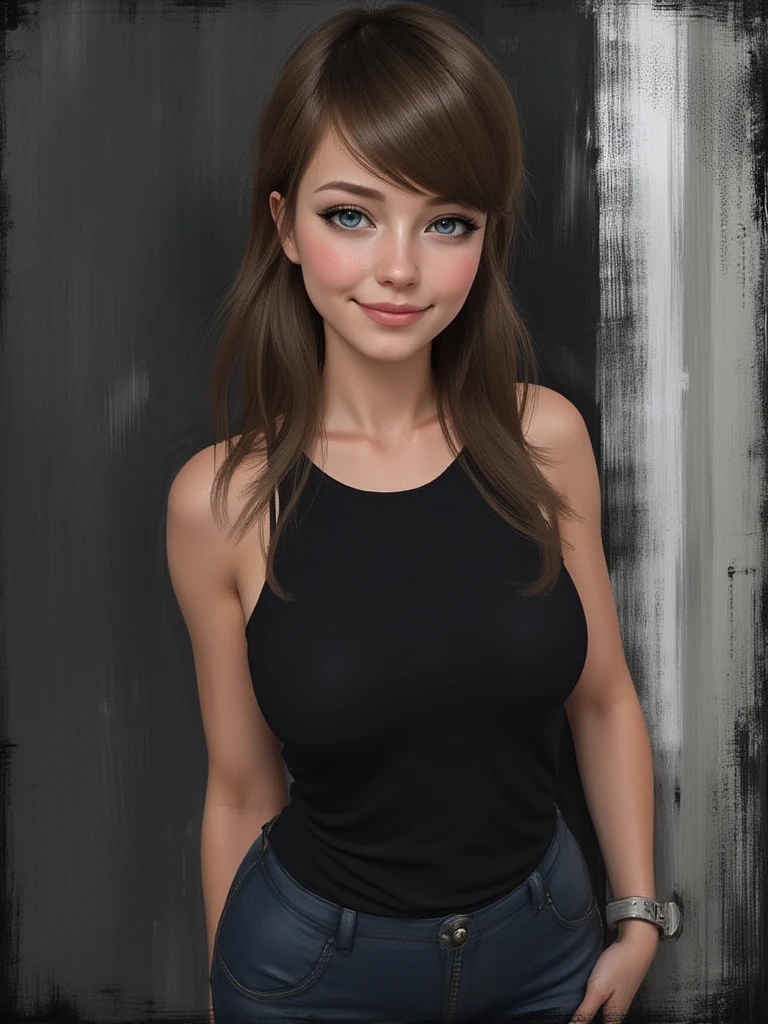 (((nsfw:1.5))),(((nude1.6)))(((1 person:2.0))),(((naked:1.2))),(((Wear a western belt:1.2))),((Wear a watch on your wrist:1.2))),(((Showing cleavage))),(((Exposed thin inner thighs))),(((Small breasts:1.5))),(((nakedの腕))),(((Her hair is brown))),((Blushed:1.2)), Beautiful detailed girl, Very detailed目と顔, finelyてBeautiful Eyes, Very detailed, High resolution, highest quality, masterpiece, Very detailed, 8k wallpaper, wonderful, finely, highest quality,(Wooden wall front:1.2),Beautiful Eyes,((Bewitching pose 1.5)),,Above the knee shot,((Are standing:1.2))