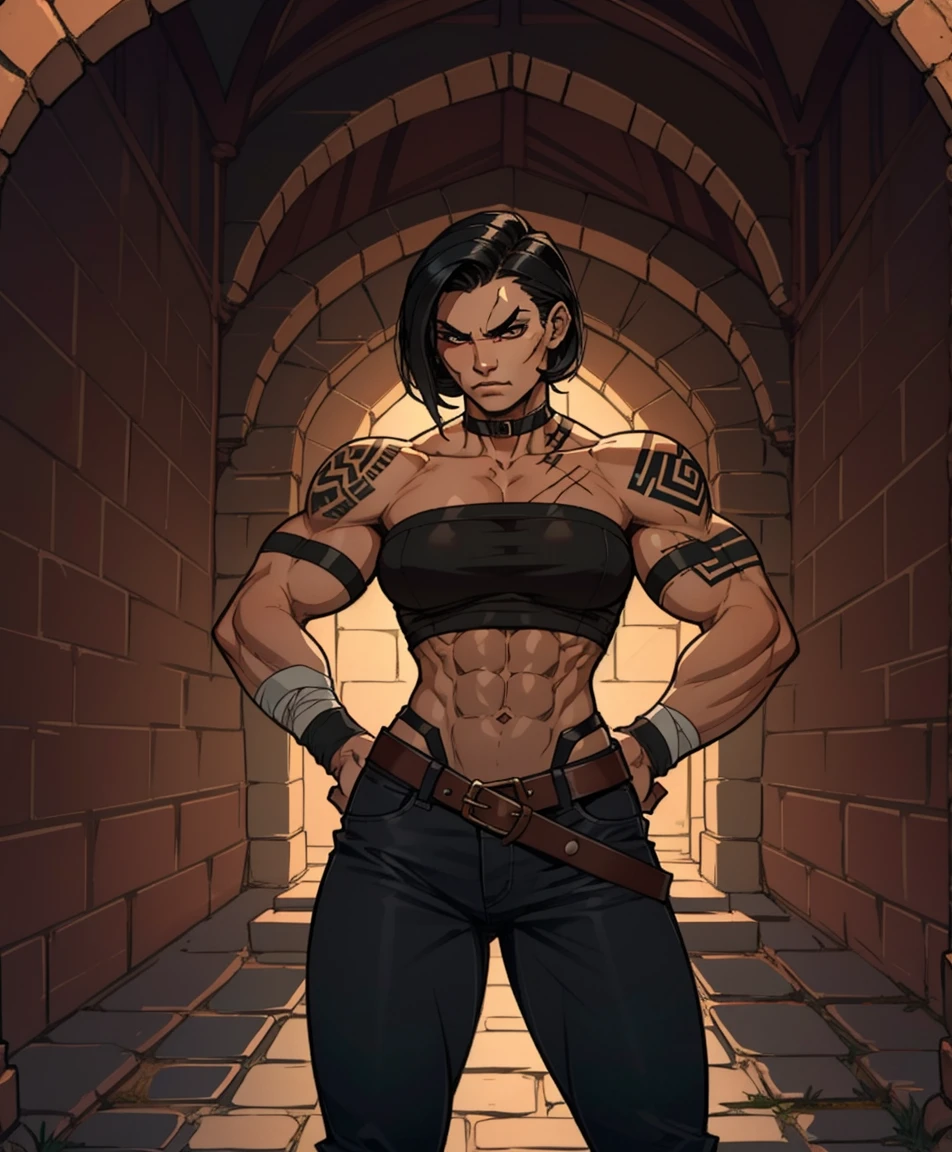 woman at your service abs