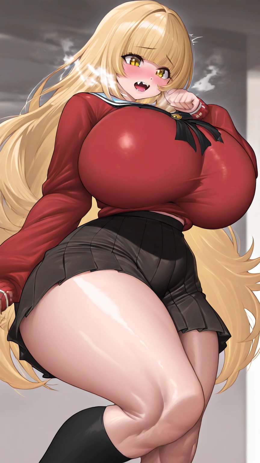 highest quality　High resolution　One young and beautiful woman　Red eyes　Beautiful white hair　Medium Perm　Cute Gentle Girl　Cat ear　Alluring  cow print underwear　church　Nun Cowgirl Cosplay　Magical Monastery Robes　Breastfeeding services　A virgin killer with astonishing charm and huge breasts　Sexless　Breast milk　Breathtaking　Incest　Rut face　Chubby　Obscene Big 