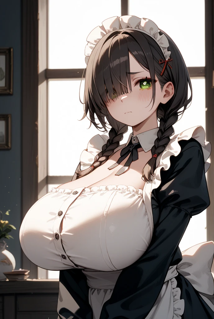 highest quality、High resolution、Detailed Background、(Beautiful face in every detail:1.4)、Anatomically correct、Beautiful women in their 20s、Braided Ponytail、Bobcut、Brown Hair、Black Hair、well-groomed eyebrows、cute eye makeup、Cute Lip Makeup、Huge breasts、Accentuate your breasts、Accentuate your cleavage、Glasses、laughing、Smiling、smile、A fun atmosphere、Buckingham Palace、Chateau de Versailles、Windsor Castle、

(Three beauties in A fun atmosphere with famous architecture as the backdrop:1.5)、

Pair a black dress with a white apron、The frills and ribbon design on the apron add a nice accent.、
A soft arrangement with pastel colors will give you a cute impression.、Try choosing colors like pink and mint green.、
Lace and chiffon materials add a feminine and delicate touch.、Sleeves and aprons made with lace and chiffon、Try incorporating it into your design、
Ribbons and head accessories can add cuteness and accents.、Try adding ribbons to your dress or apron, or matching it with a headband or ribbon hair accessory.、Consider the appropriate accessories and shoes depending on the occasion and event you will be wearing it for.、cute