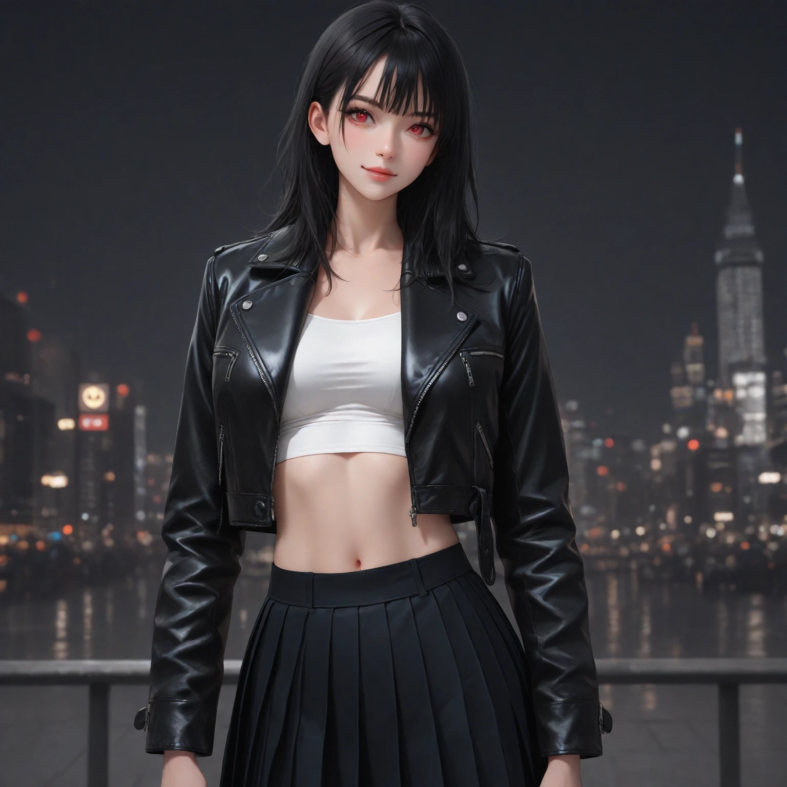 there is a woman that is standing in a room with a shirt on, imvu, second life avatar, hyperrealistic teen, she is wearing streetwear, realistic artstyle, digital art. @mariomaniacdude, realism artstyle, in clothes! highly detailed, realistic style, casual pose,  and shorts streetwear, highly_detailed!!