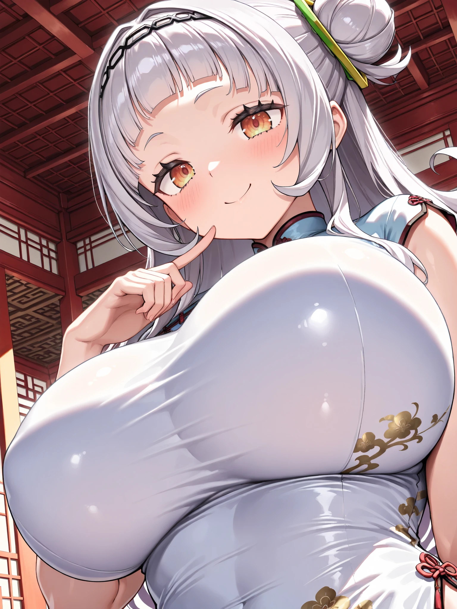 correction,In 8K, highest quality,masterpiece,highly detailed face, perfect sentence, Detailed CG,Super detailed,pieces fly,NSFW,1 girl,(1 boy:1.7),(super :1.7),Titty fuck,Titty ,squeeze your chest,compress the  from both sides,suck the glans,big penis,blush,Ahegao,smile,(On my back),Put your head on the pillow,girl lying on the bed,girl'Upper body,man's lower body,(semen :1.3),show viewer,Titty ック,open your mouth,stick out tongue,Wang Yuanjie, (blonde, ponytail, brown eyes), big breasts,break, aqua dress, gorgeous dress, 