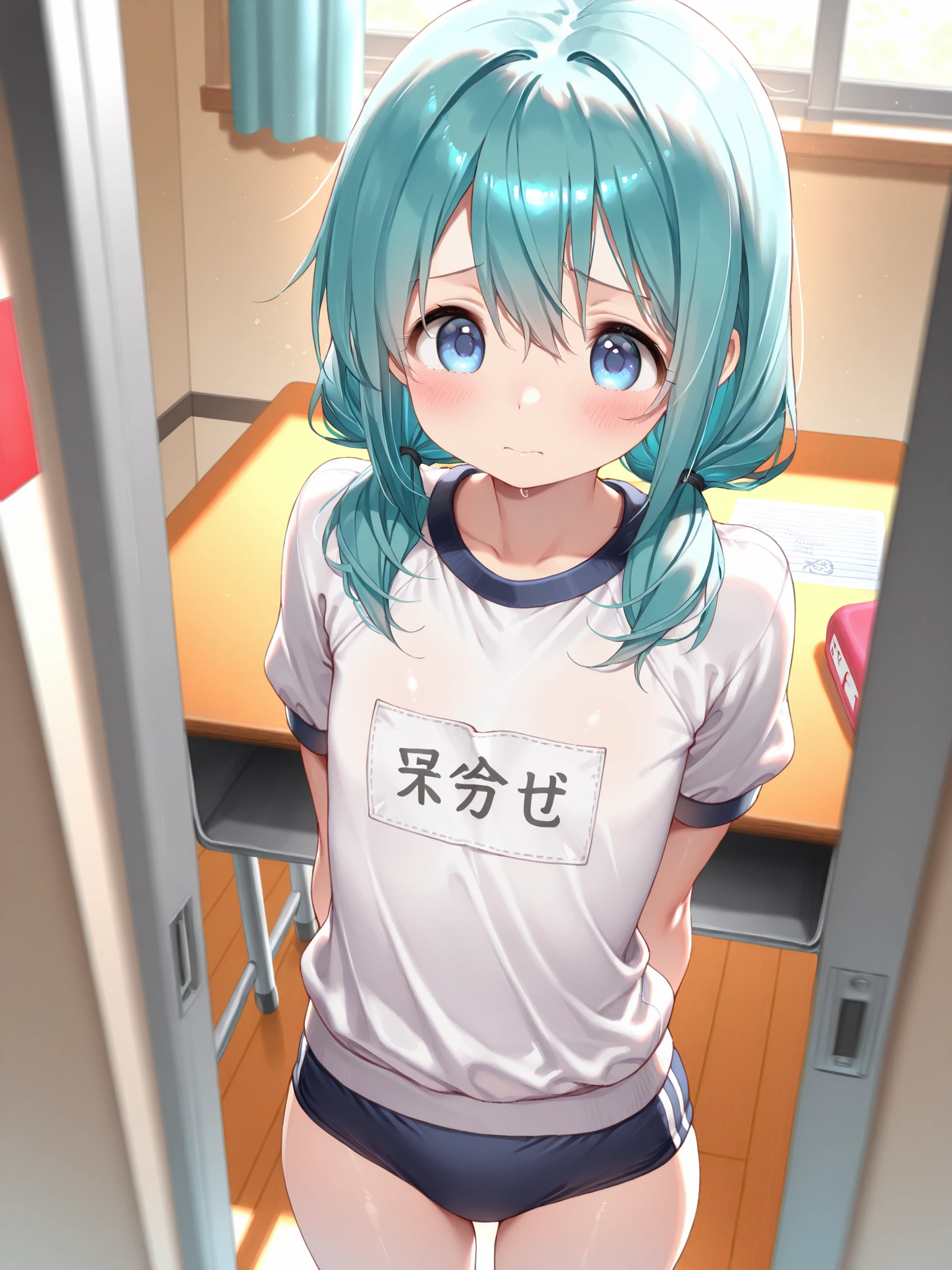 ,masterpiece,Highest quality,High resolution,Super detailed,Shiro \(no game No life\),Young Girl,Long Hair,Multicolored Hair,Hair between the eyes,Gradient Hair,Yellow Eyes,Flat Chest, ,,,((Oho face)),Embarrassed,blush,Leg spread,excited,Estrus,,Trembling,(),(),(),Roll your eyes、squint,Middle-aged men,(Having intense ),Insert,,School,classroom,During class,Showing off