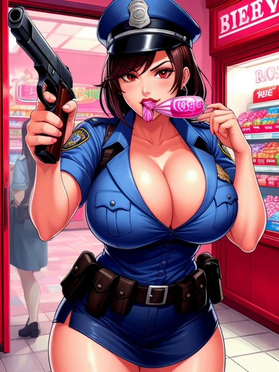 score_9, highly detailed, masterpiece, rating_explicit, <lora:L4D_Zoey_Pony_XL_V1-1:1.5> l4d_zoey, red_jacket, 1girl, solo, blue eyes, sex, cartoon, gangbang, double handjob, 6boys, blowjob, torn clothes, cumflood, zombie, post apocalyptic, darkness, dark street, night, moon