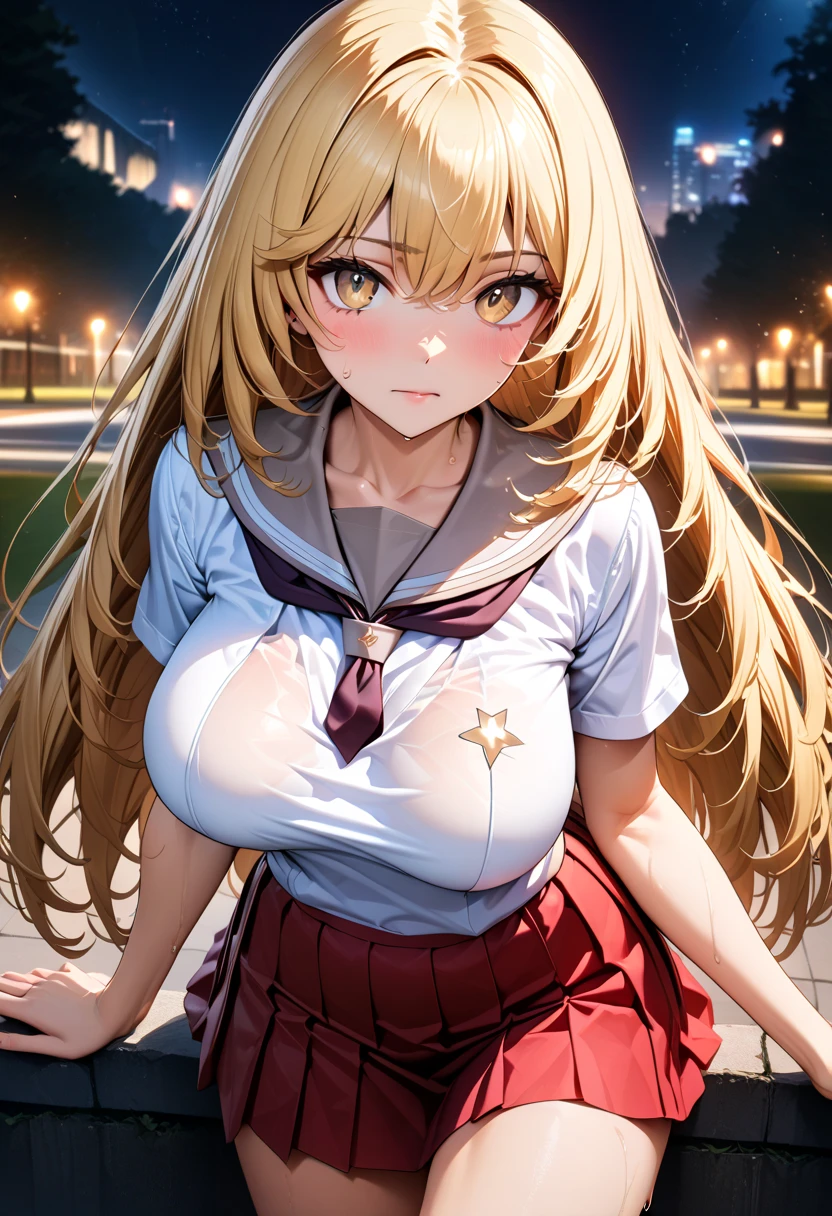 masterpiece, highest quality, High resolution, Perfect Pixel, ,  skinny girl in fighting pose, single, alone, Beautiful Anime Girls, Beautiful art style, (Detailed face), (blush), Anime CG Style, (small breasts), Good lighting, Perfect body, My lips are open, (sakura kinomoto), Glossy Lips, (), Cleavage,　)Tilt, Young body shot from below  Skinny１Spread your thighs wide to show your  2.9　.　Completely 　Browsing Caution　 (slim, small, flat, small)　slim body and small breasteautiful  and beautiful collarbones　Toned body　１2 year old girl　The sun's rays illuminate the whole body　Are thin　small pelvis and buttocks　Thin thighs　Delicate body　 Body Type　　　Bathroom　( Full Body Clear Focus 1.5) 3D , High resolution, High resolution , 4K Premium, V-shaped　　Full Body View　Black Hair　Focus on the whole body　Red-faced and angry, looking at the camera　Close-up of face and 1.5　Fine grain　Detailed  and 　No blurring of light